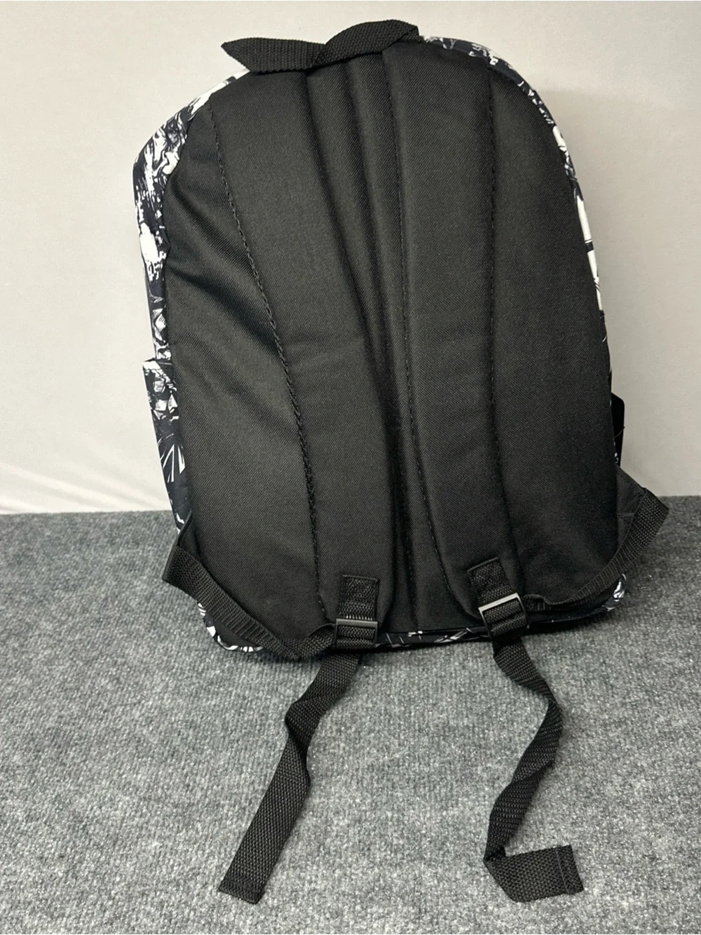 Batman Black & White Graphic Backpack - Men Bags